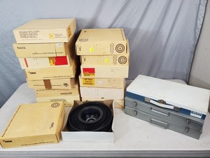 lot 1C image: Vintage Kodak Projector Slide Carousels in Boxes and Caddies