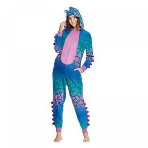 lot 195 image: New Adult Dragon One Piece Union Suit  Pajama