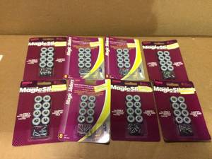 34 in. Round Magic Sliders with Screws (8-Pack) by Magic Sliders&nbsp&nbspCustomer Returns Open Box See Pictures