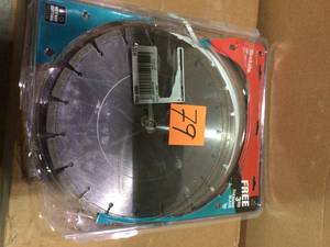 14 in. Segmented Rim Diamond Blade for General Purpose  by Makita Customer Returns Open Box See Pictures