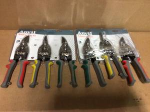 Straight-Cut Aviation Snip (3-Pack) by Anvil&nbsp&nbspCustomer Returns Open Box See Pictures