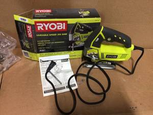 4.8 Amp Corded Variable Speed Orbital Jig Saw by RYOBI&nbsp&nbspCustomer Returns Open Box See Pictures