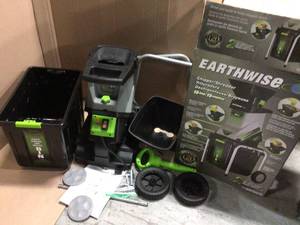 1.25 in. 15 Amp Electric Corded Chipper Shredder by Earthwise&nbsp&nbspCustomer Returns Open Box See Pictures