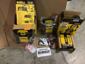 Lot of assorted Dewalt tools Customer Returns Open Box See Pictures