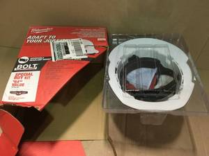 450 Lumens LED SpotFlood Headlamp with Hardhat by Milwaukee HeadLamp may be  missing Customer Returns See Pictures