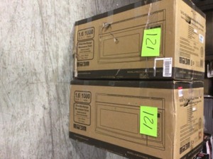 Lot of 2 1.6 CU Ft Over the Range Microwave Oven not used