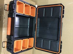 22 in. Pro Organizer, Black by RIDGID&nbsp&nbspCustomer Returns Open Box See Pictures