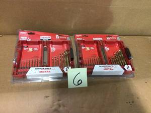 SHOCKWAVE IMPACT DUTY Titanium Drill Bit Set (15-Piece) by Milwaukee&nbsp&nbspCustomer Returns Open Box See Pictures