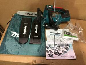 10 in. 18-Volt LXT Lithium-Ion Brushless Cordless Top Handle Chain Saw (Tool-Only) by Makita&nbsp&nbspCustomer Returns Open Box See Pictures