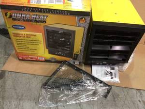 34,120 BTU Ceiling Mount Electric Forced Air Garage Heater with Remote Control by DuraHeat&nbsp&nbspCustomer Returns Open Box See Pictures