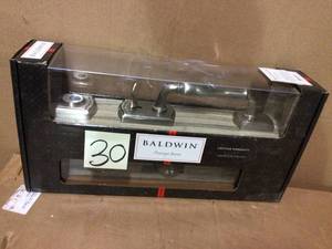Baldwin Prestige Wesley Single Cylinder Handleset with Alcott Knob Featuring Smartkey Security&nbsp&nbspCustomer Returns Open Box See Pictures