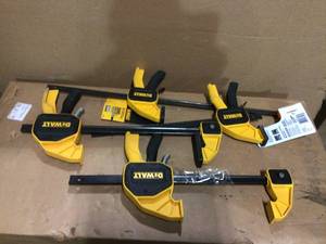 12 in. 300 lb. Trigger Clamp w3.75 in. Throat Depth by DEWALT&nbsp&nbspCustomer Returns Open Box See Pictures