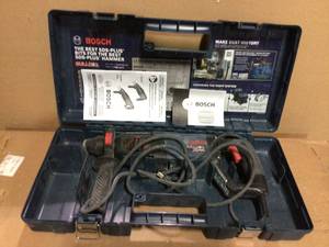 Bulldog Xtreme 8 Amp 1 in. Corded Variable Speed SDS-Plus ConcreteMasonry Rotary Hammer Drill with Carrying Case by Bosch USED