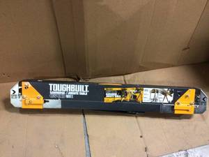 Adjustable Height (25-32 in.) and Width (39.9-45.9 in.) Steel Sawhorse and Jobsite Table  1300 lb. Capacity by TOUGHBUILT&nbsp&nbspCustomer Returns Open Box See Pictures