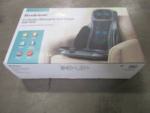 lot 833 image: Brookstone C7 Shiatsu Massaging Seat Cover