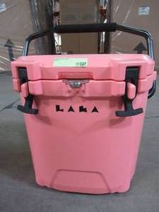lot 303 image: Laka 20 Quart Cooler - Salmon - Never Used and in nice condition.