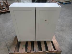 lot 239 image: Hampton Bay Cambridge Assembled 36x36x12.5 in. Wall Cabinet in White CM3636W-WH