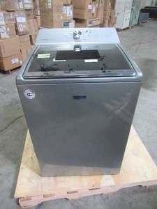 lot 305 image: Maytag 5.3-cu ft High-Efficiency Top-Load Washer (Chrome Shadow) ENERGY STAR MVWB855DC