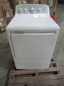 lot 308 image: GE 7.2-cu ft Gas Dryer (White) GTD45GASJWS
