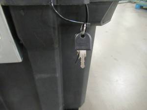 lot 4 image: Large Husky 37 in. Mobile Job Box Utility Cart Filled with New Hand Tools 209261