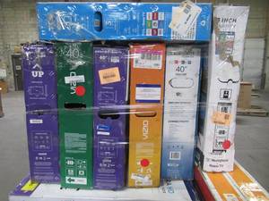 lot 52 image: UNTOUCHED Wholesale Pallet of 40 43 50 55 & 70 Smart Ultra HD TVs - $ 4,123.37 RETAIL VALUE