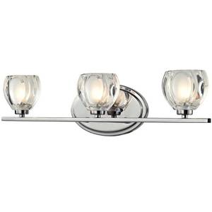 lot 431 image: Filament Design Suave 3-Light Chrome Bath Vanity Light, CLI-JB-027853