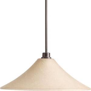 lot 447 image: Progress Lighting Bravo Collection 1-Light Antique Bronze Pendant, P5193-20EUL
