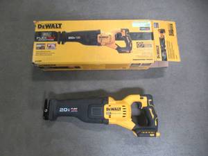 lot 33 image: DEWALT 20-Volt MAX Lithium Ion Cordless Brushless Reciprocating Saw (TOOL ONLY) DCS386B