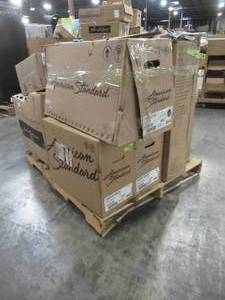 lot 329 image: WHOLESALE MIXED PALLET OF MISCELLANEOUS BATHROOM MEDICINE CABINETS AND TOILET PARTS