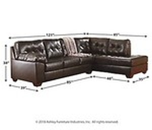 lot 77 image: BRAND NEW Signature Design By Ashley Alliston 2-Piece Sectional with Chaise - RAF SOFA SET.