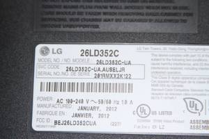 lot 7 image: LG 26 Commercial 720p HD LCD TV Television  Monitor with HDMI Input