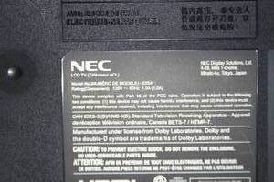 lot 1 image: Full 1080p High Definition HD 55 NEC Edge-Lit Thin Bezel Commercial Grade Flat Screen TV  Monitor  Display