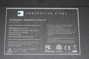 lot 23 image: Perceptive Pixel Professional 27 Multi-Touch Computer Display Monitor 2560x1440 High Resolution