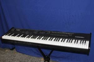 lot 76 image: Alesis QS8.1QuadraSynth 88 Key Weighted Keyboard  64 Voice Expandable Synthesizer