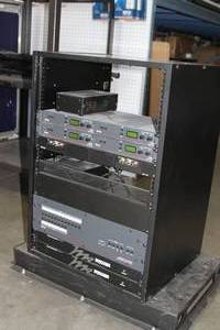 lot 82 image: Middle Atlantic Equipment Rack with Various Audio Video and Power Distribution