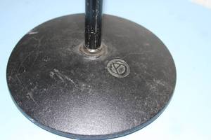 lot 103 image: Atlas Sound Round Base Microphone Stand with Musicians Gear Boom Arm Accessory