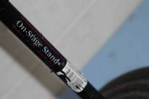 lot 105 image: On-State Microphone Stand with Round Weighted Base