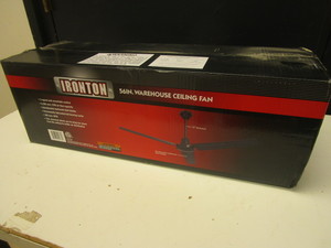 IRONTON 56 WAREHOUSE CEILING FAN - NEW