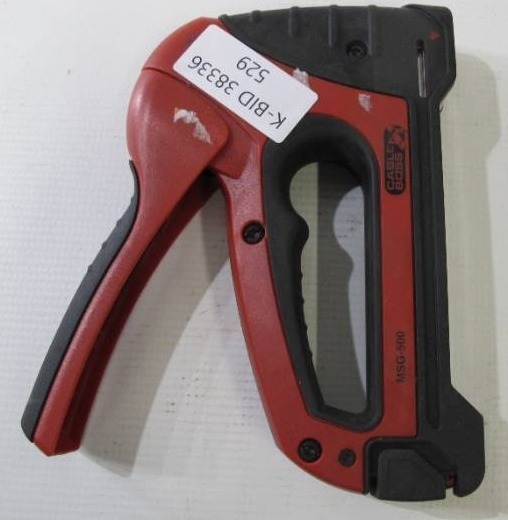 lot 103 image: Gardner Bender Cable Boss Professional Grade Staple Gun - NM, Coaxial, VDV, Low Voltage Wire and Cable