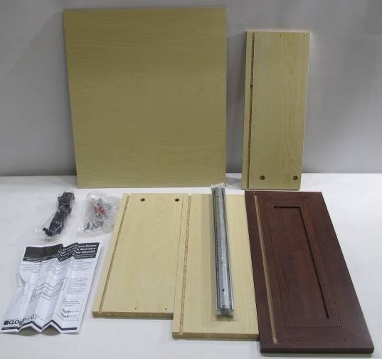 lot 22 image: ClosetMaid 30620 Deluxe Dark Cherry Drawer Kit