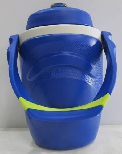 lot 128 image: Thermos 64 oz Foam Insulated Hydration Bottle - Blue