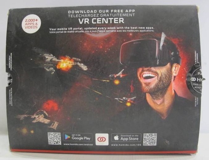 lot 143 image: Homido Virtual Reality Headset for Smartphones