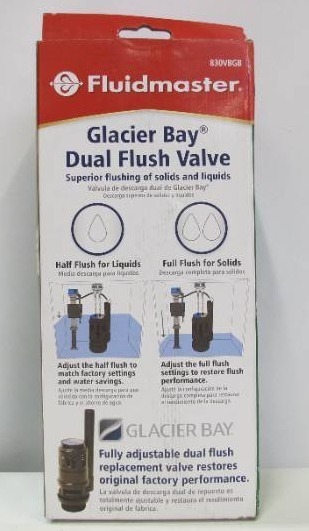 lot 155 image: Fluidmaster Replacement 3 in. Dual Flush Valve for 2-Piece Glacier Bay Toilets