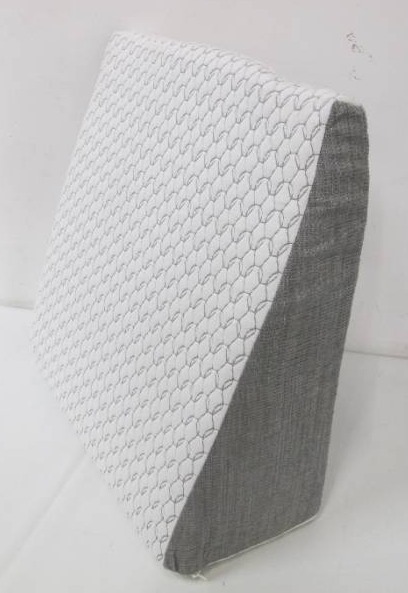 lot 43 image: Brentwood Home White Patterned WedgeLedge Pillow - 2 ft. x 2 ft.