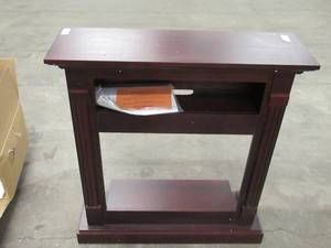 lot 37 image: Cambridge 3437-1 Dark Cherry 34 In Fireplace Mantel (Electric Fireplace NOT INCLUDED)