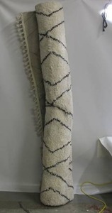 lot 420 image: Bazaar Alstead IvoryGrey 8 ft. x 10 ft. Geometric Polypropylene Area Rug