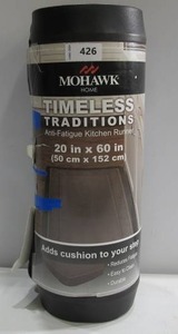 lot 426 image: Mohawk Home Timeless Tradition 20 In. x 60 In. Anti-Fatigue Kitchen Runner Mat