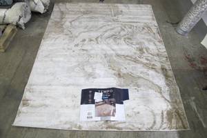 lot 433 image: Gertmenian Tempo Area Rug 5 Ft. 3 in x 7 Ft. Elena Beige Designer Inspired