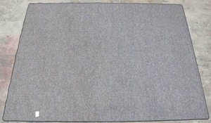 lot 452 image: 4 X 6 Almost Black Floor Mat Carpet Area Rug