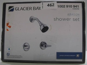 lot 462 image: Glacier Bay Aragon Aragon 2-Handle 1-Spray Shower Faucet in Chrome